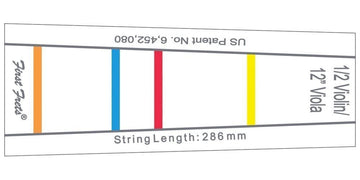 Repères Pour Touche First Fret 303 MM Pour Violon 3/4 et Alto 33 CM (13")