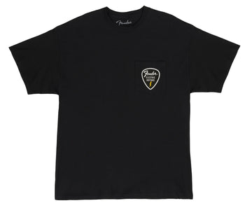 "M" Pick Patch Pocket Tee Black