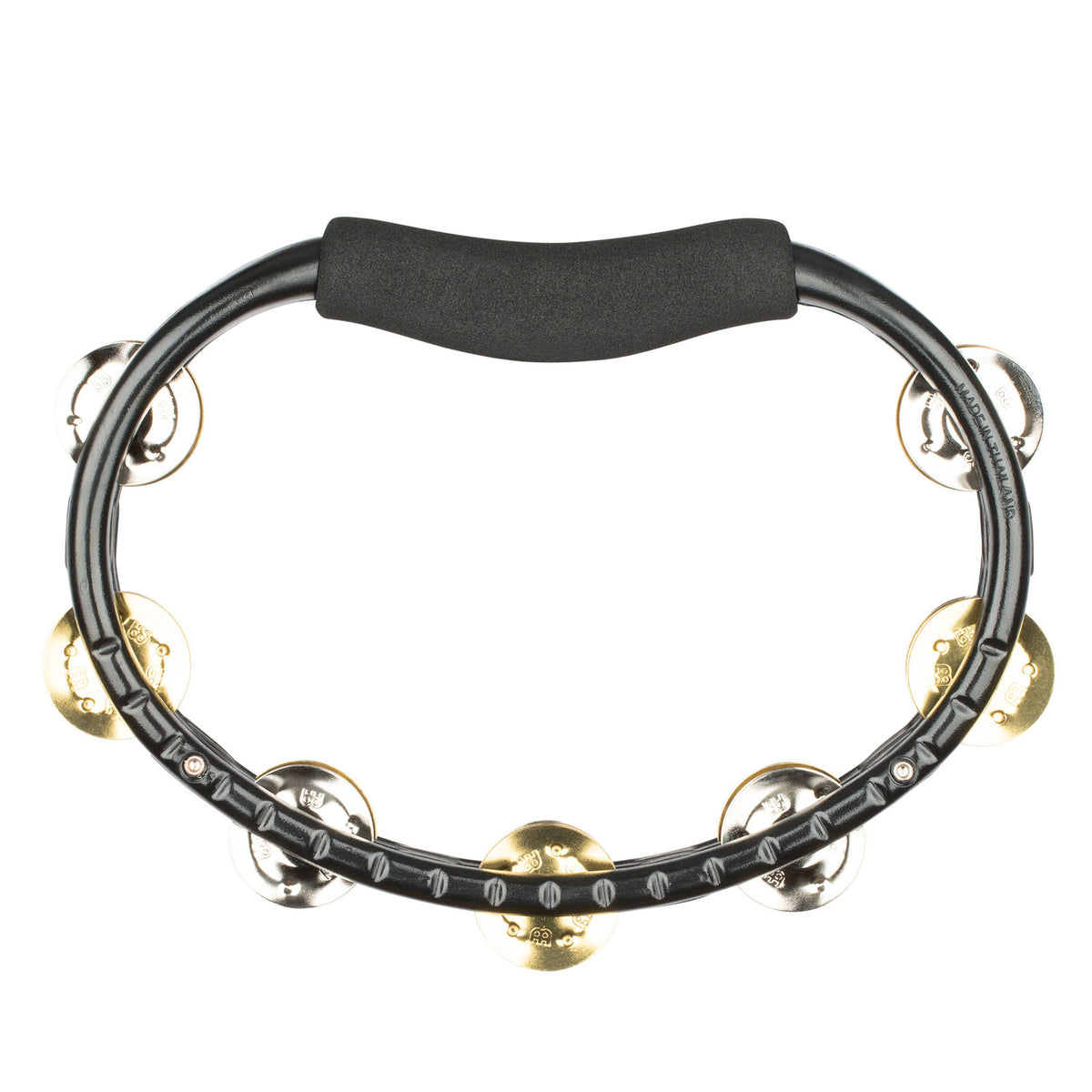 TMT1MBK - Tambourin Abs DEMI-lune Noir