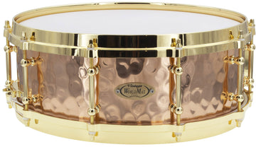 BZH-5014DHBR - Caisse Claire 14" x 5" - Fût Bronze Martelé - Cercle Moulé
