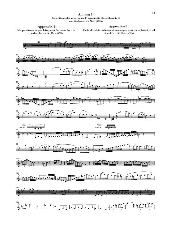 Mozart W.a. - Clarinet Concerto A Major K. 622