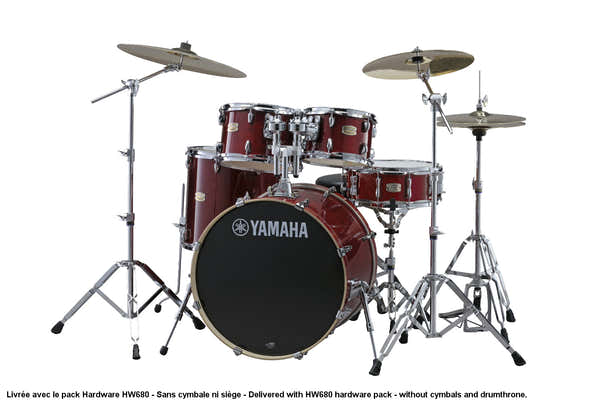 Stage Custom Birch Fusion 20 Cranberry Red + Pack HW680W