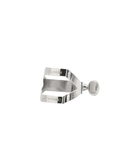 Selmer Ligature Sax Alto Argentée (Bec Ébonite)