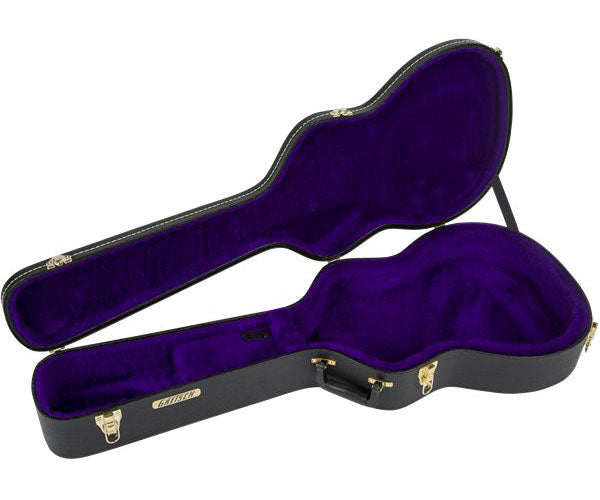 G6296 ROUND NECK RESONATOR FLAT TOP CASE, BLACK