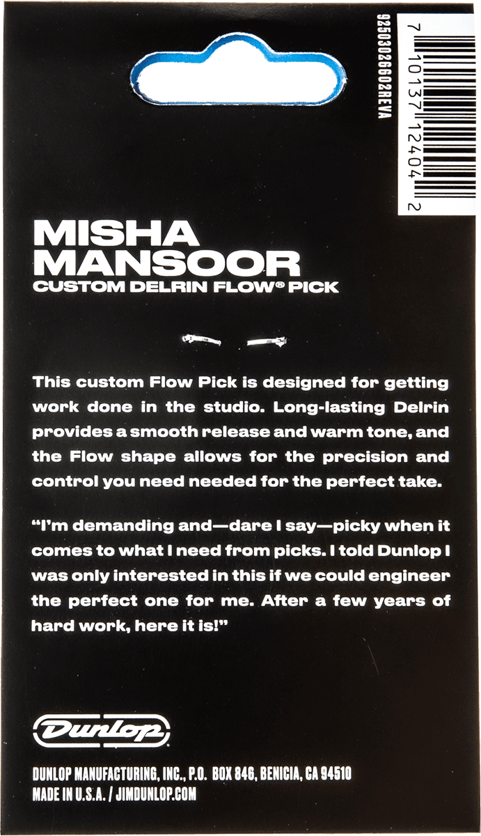 6 x 0,73mm Misha Mansoor Delrin Flow