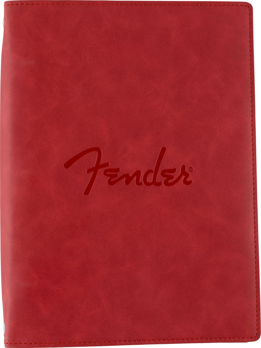 Carnet de Musique Fender en Cuir Vegan