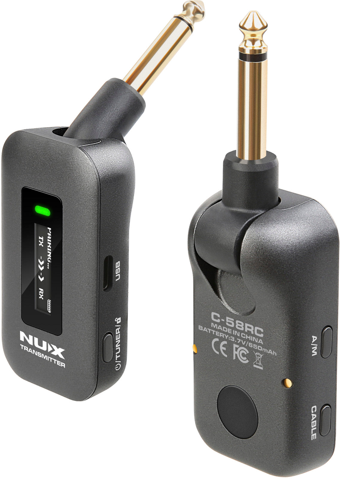 SYSTEMES SANS FIL - Pour guitares et basses - 5,8 GHz - synchro auto, Power Case