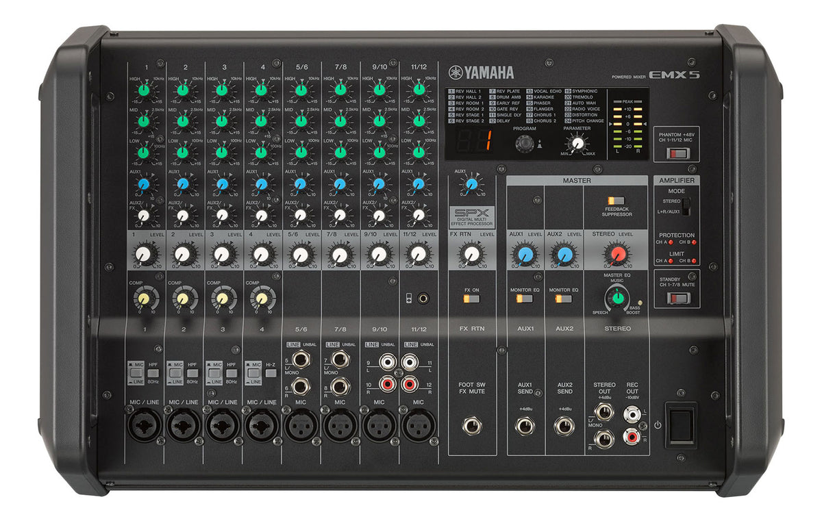 Tables de mixage amplifiées Yamaha
