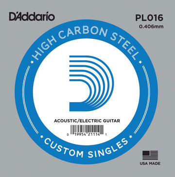 PL016 Plain Steel Guitar Single String 16