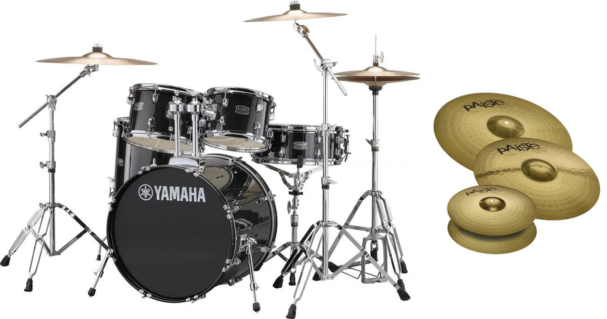 Rydeen 20 Black Glitter + HW680W + Paiste 101