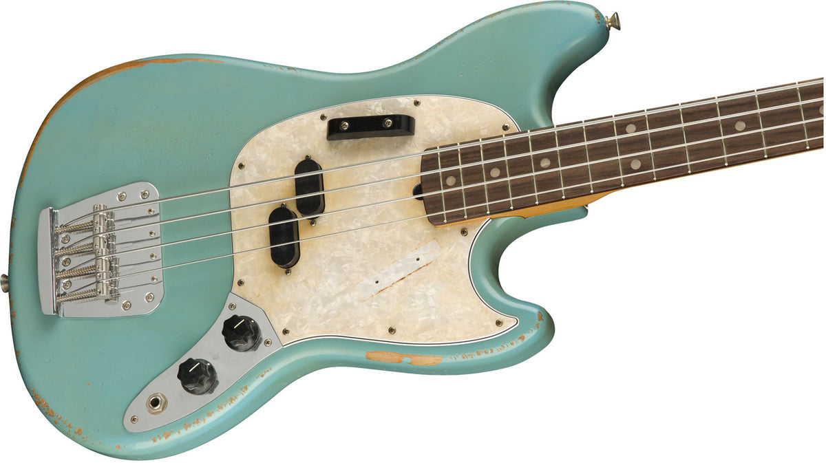 Mustang Bass Signature Jmj RW Faded Daphne Blue