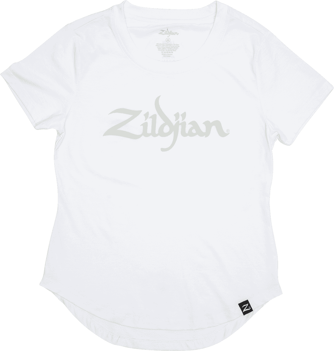 Taille L - Tshirt Femme Zildjian Blanc