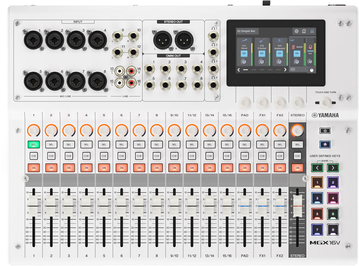 Yamaha MGX16V - Blanc