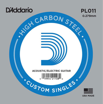 PL011 Plain Steel Guitar Single String 11