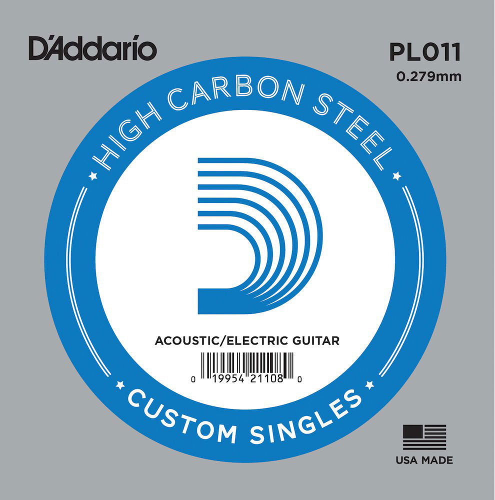 PL011 Plain Steel Guitar Single String 11