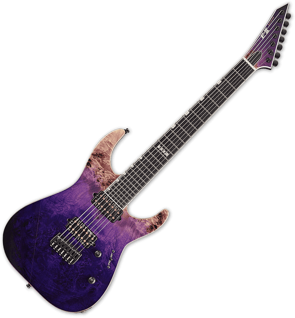 E-II M-II 7 Burled Male Hipshot Purple Natural Faded