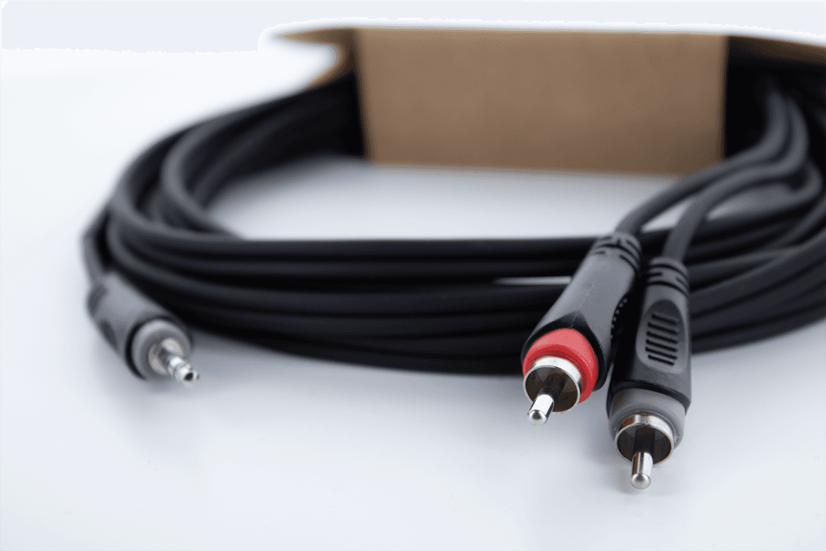 Câble Y Bretelle Mini-jack Stéréo / 2 RCA 1 M