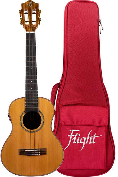 Flight: Diana Tenor Electro Ukulele - SoundWave PU