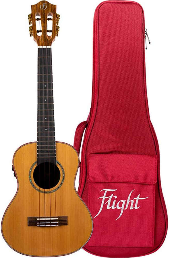 Flight: Diana Tenor Electro Ukulele - SoundWave PU