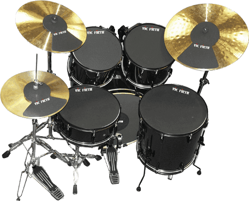 Pack Sourdine 10/12/14/14/18 + HI-hat + 2 Cymbales