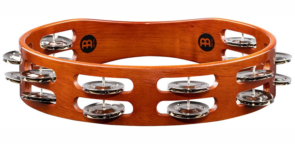 TA2AB - Tambourin 2 rangées de cymbalettes nickelées