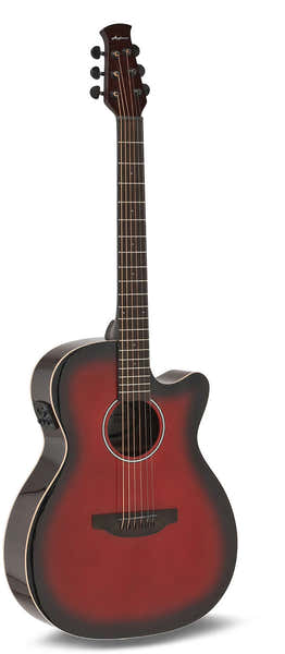 Applause Jump OM Electro CW Gloss Cherry Burst AEO-69-CB