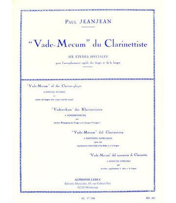 Jeanjean P. - Vademecum Du Clarinettiste - Etudes