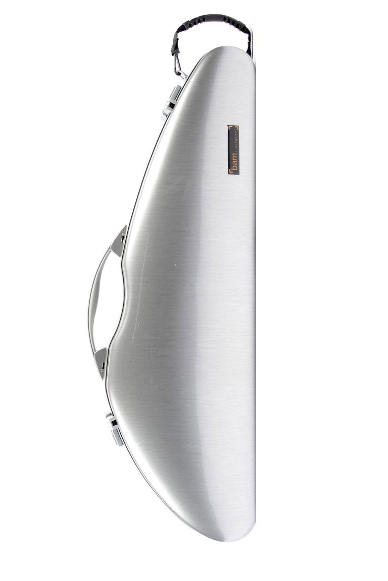 BAM Étui Violon 4/4 Hightech La Défense Slim - Aluminium Brossé