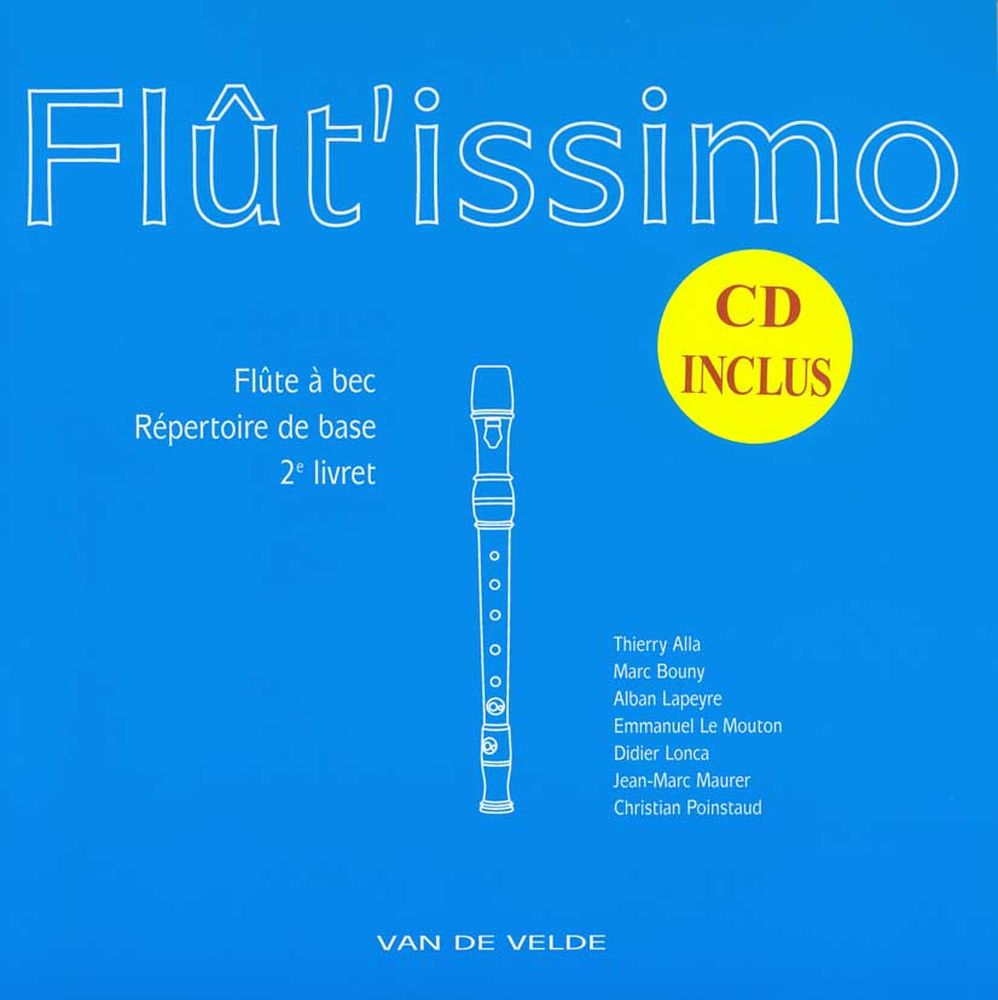 Van De Velde Flut'issimo Vol.2 - Flûte À Bec