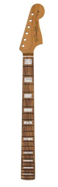Fender Roasted Jazzmaster Neck Block Inlays 22 Medium Jumbo Frets 9.5" Radius Pau Ferro Modern C Shape