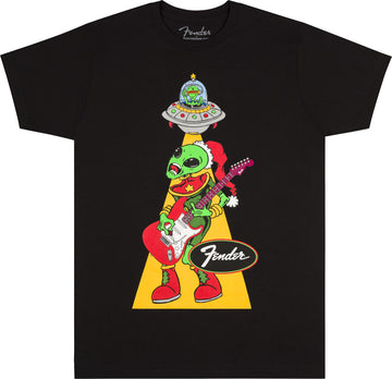 "M" Ugly Christmas Tee Alien Blk