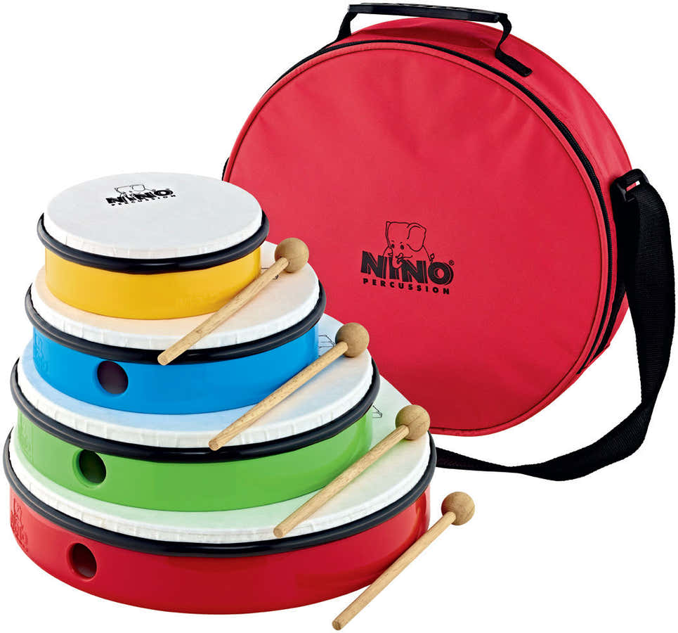 Set De Tambourins - 4 PCS. - Sac Inclu