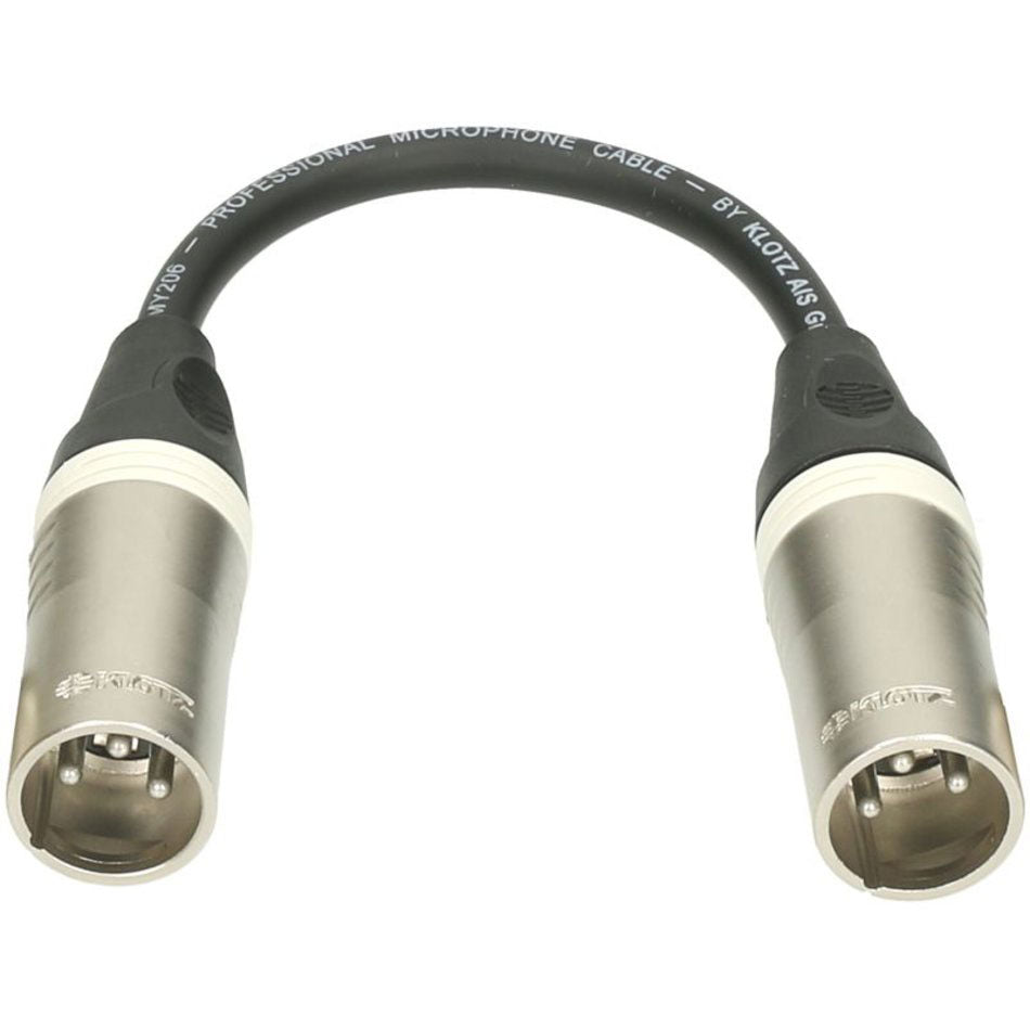 Klotz XLR-MMK XLR 3P M-M Adapt 0,2M Xlr3P M - Xlr3P M