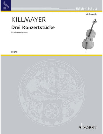 Killmayer - 3 Concert Pieces - Violoncelle