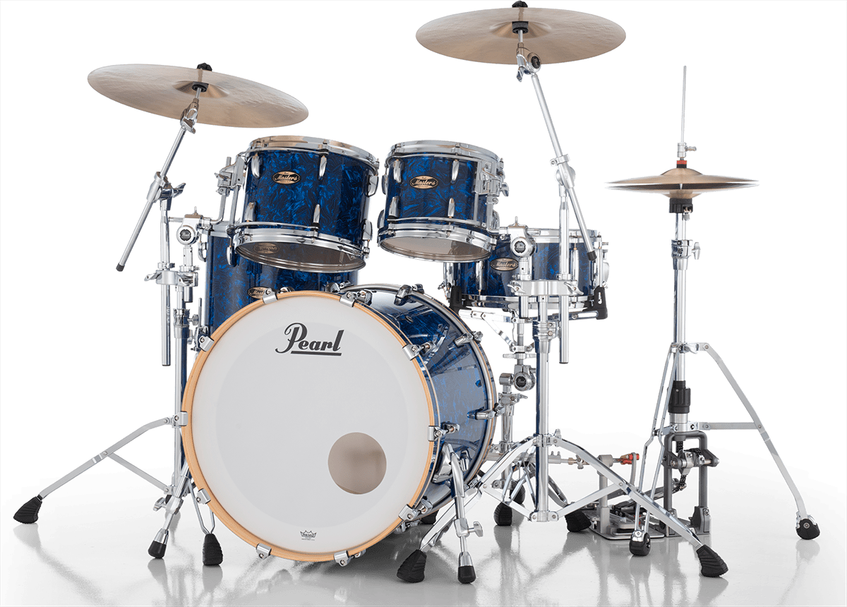 Masters Maple Gum Stage 22 GYROLOCK-l Blue Abalone