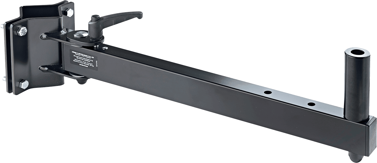 24150-000-55 Support Mural Noir Pour Enceinte