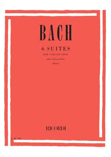 Bach J.S. - 6 Suites Per Violino Solo BWV 1007-1012 - Violon