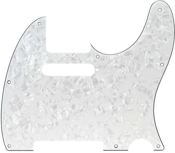 Pickguard Tele White Pearl