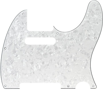 Pickguard Tele White Pearl