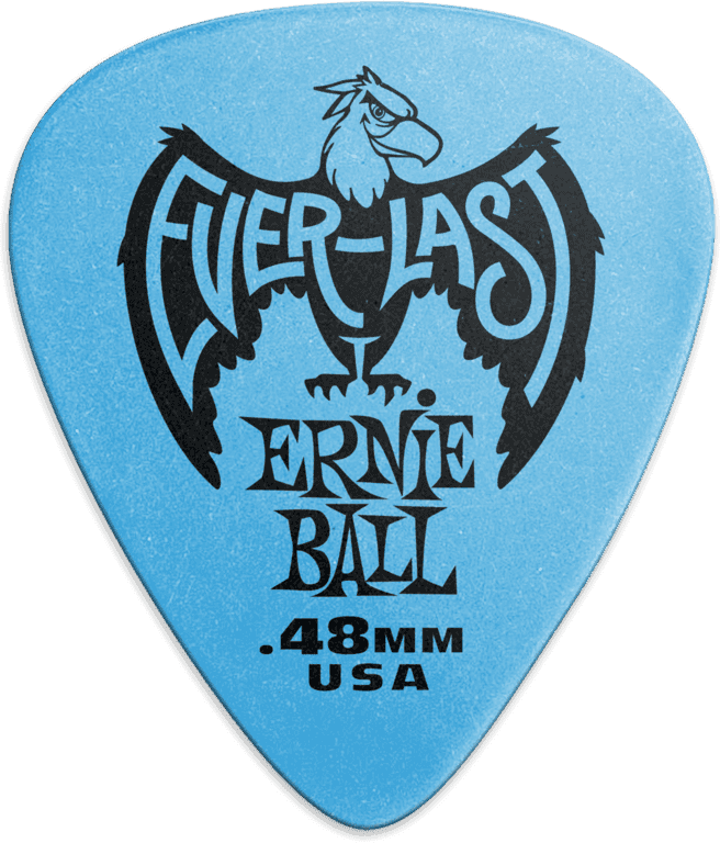 Médiators Everlast Sachet de 12 Bleu 0,48Mm