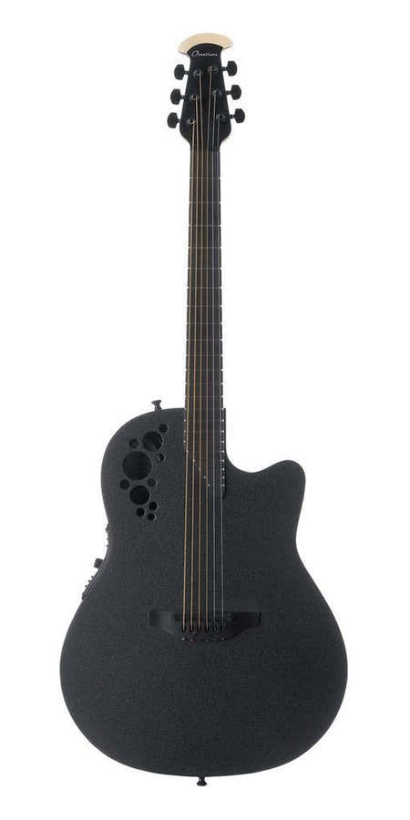 Elite Tx Super Shallow Black Textured 1868TX-5-G