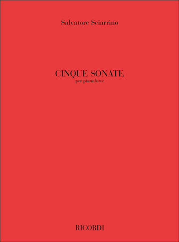 SCIARRINO S. - SONATE PER PIANOFORTE (5)