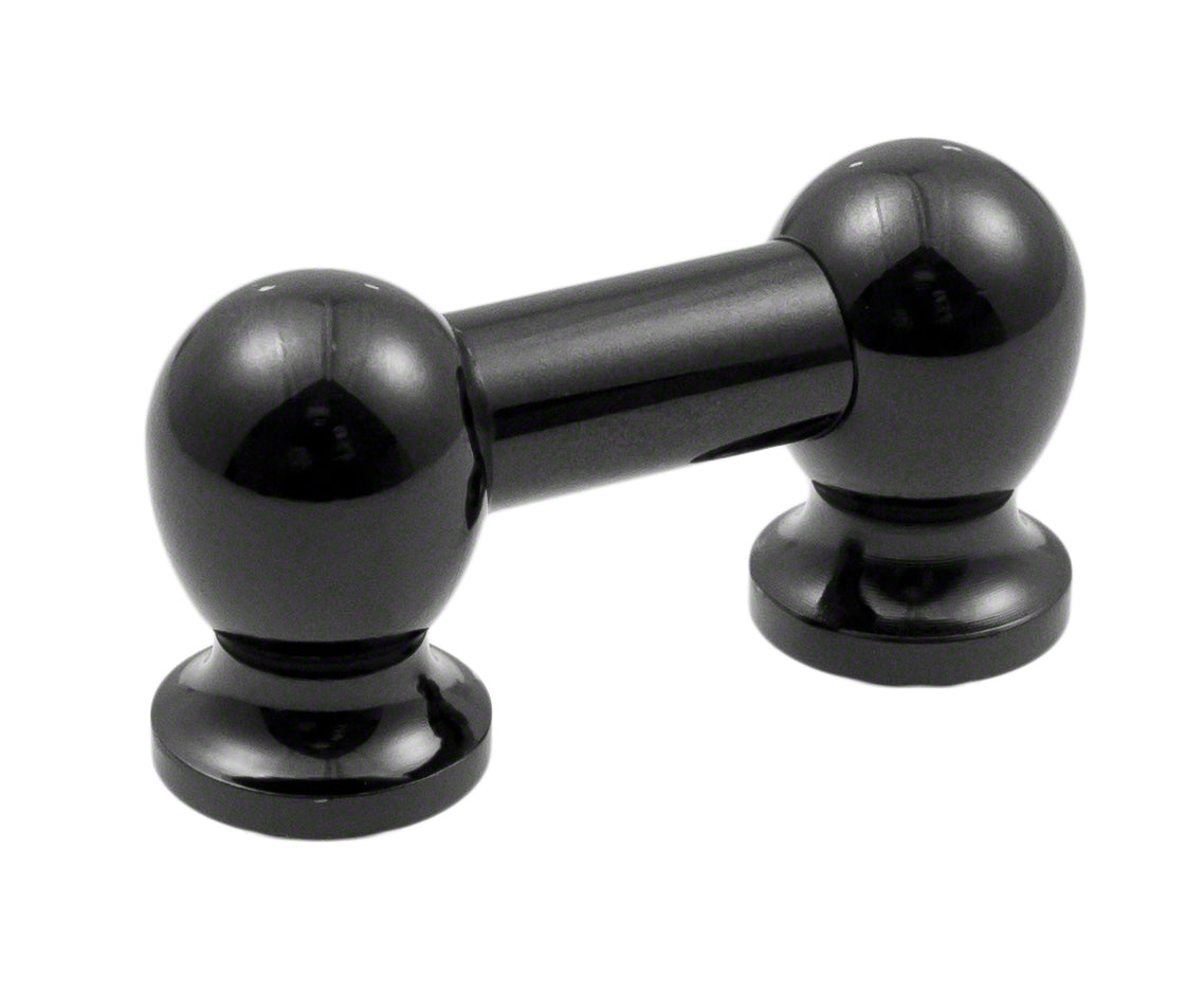 TL1S25-Bk Coquille Tube 25mm Noir Mono Tirant (X1)