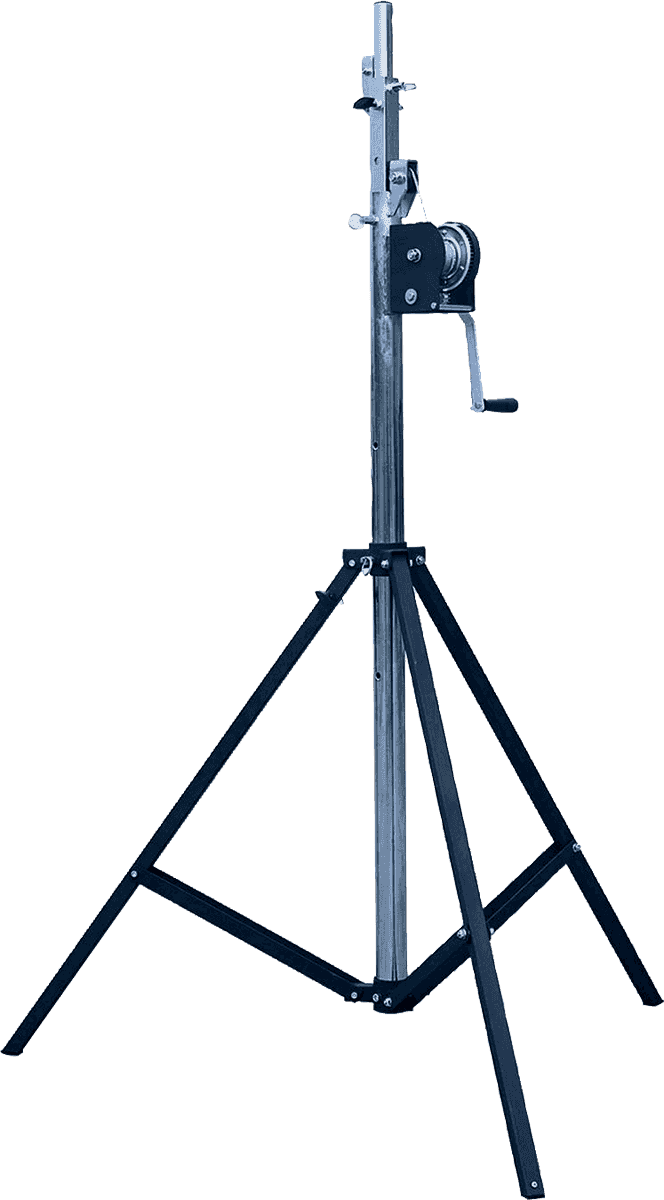 Quiklok SLS15 - Stand Lumiere Avec Manivelle Noir/chrome