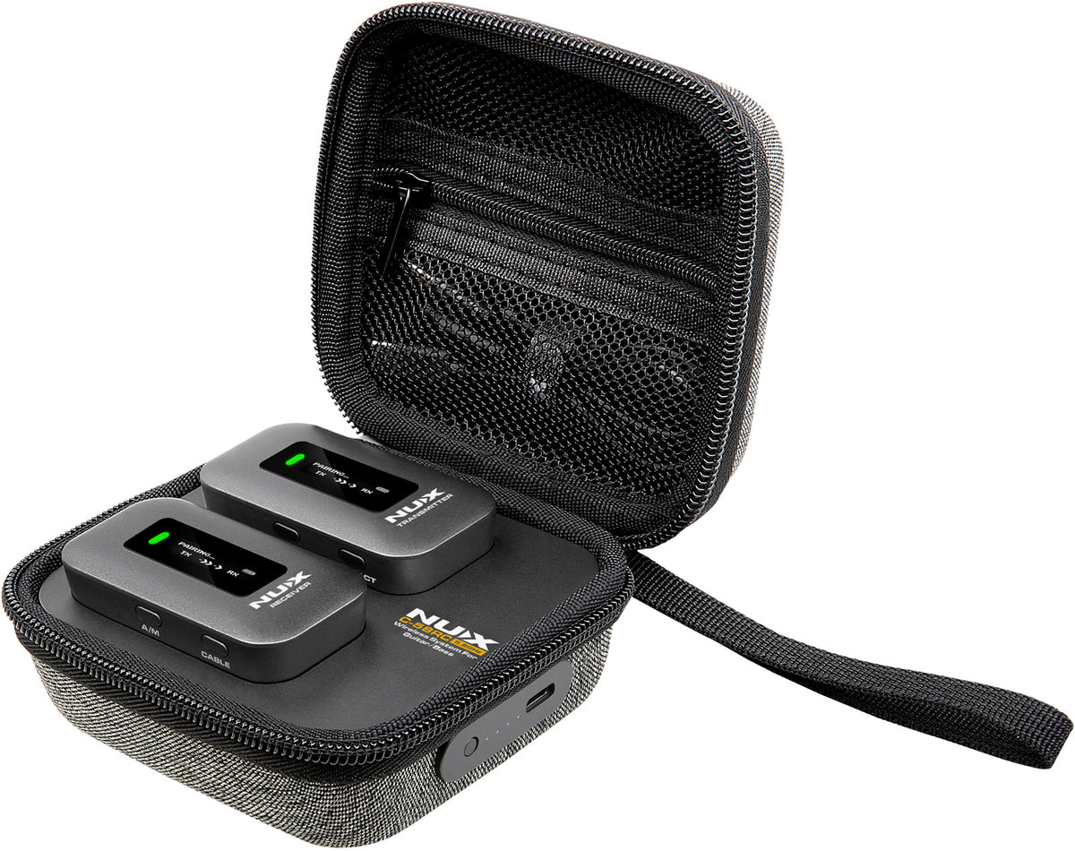 SYSTEMES SANS FIL - Pour guitares et basses - 5,8 GHz - synchro auto, Power Case