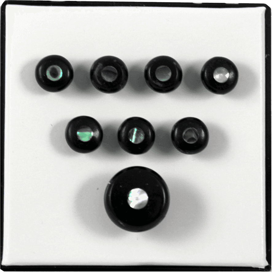 Set de Chevilles Noir Point Perle