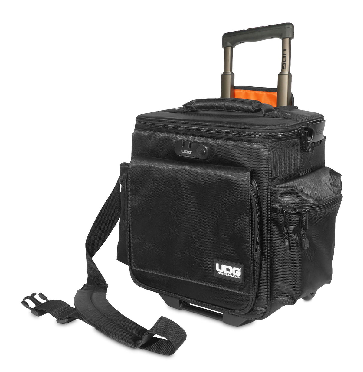 U 9981 BL-or - Ultimate SlingBag Trolley Deluxe Black, Orange inside MK2 (Without CD wallet 24)