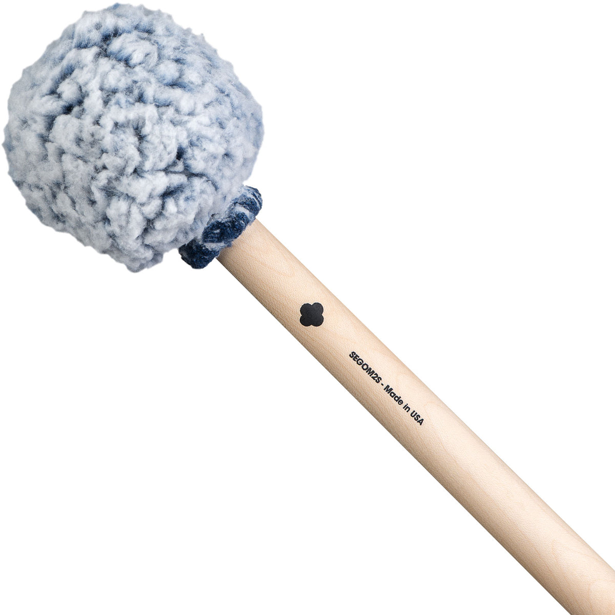 Baguette de gong Vikrampal Deep Earth - Petit, bleu givré