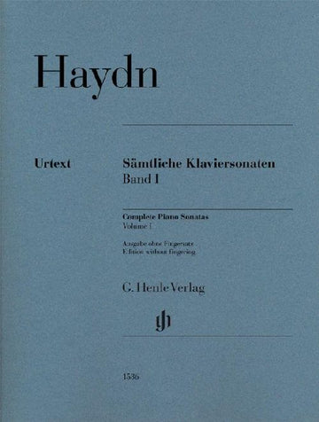 Joseph Haydn - Complete Piano Sonatas Volume I W/o FG PB. - Piano