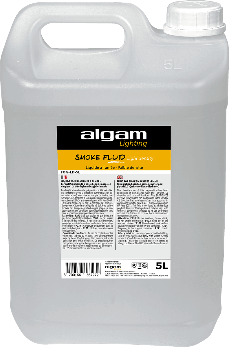 Liquide à Fumée Faible Densité 5L